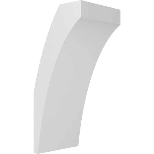 Ekena Millwork 6-in. W x 6-in. D x 14-in. H Thorton Architectural Grade PVC Knee Brace BRCP06X06X14THR - main